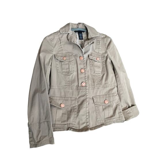 Marc by Marc Jacobs Tan Cotton Blend Blazer - Size 8 - Picture 9 of 13